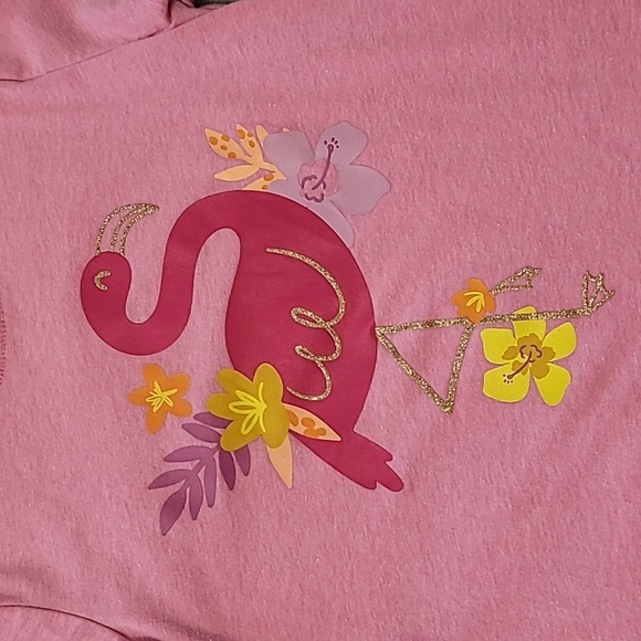 ⭐️ 5 for $25 ⭐️ Cat & Jack Flamingo Tee - Picture 4 of 6